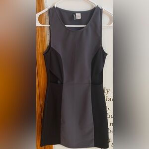 H&M | Black & Dark Grey Dress